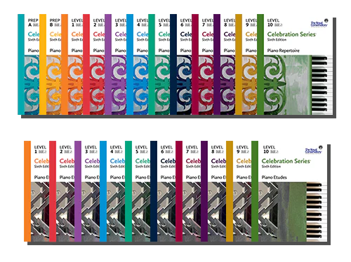 Complete 22-Book Celebration Series® Repertoire and Etudes Set